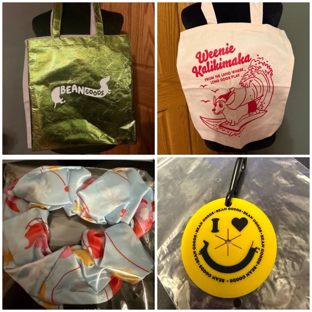 Bean Goods Christmas Tote Bag and Accessories Set